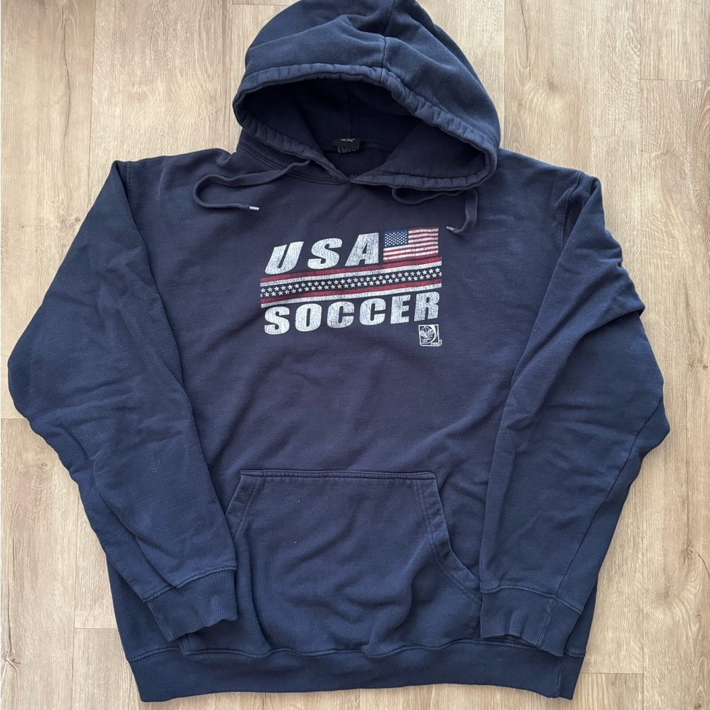 Navy USA Soccer Hoodie